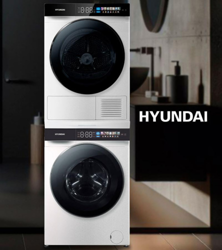 Hyundai WFE9229 + DFE9429: Большой комплект для стирки и сушки