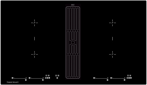 Встраиваемая индукционная варочная панель с вытяжкой Kuppersbusch KMI 9800.0 SR