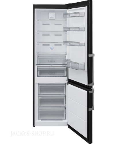 Холодильник Jackys JR FHB2000 черный графитовый металлик фото 3