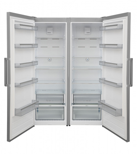 Холодильник Jackys JLL FI1860 Side by Side нержавеющая сталь фото 3