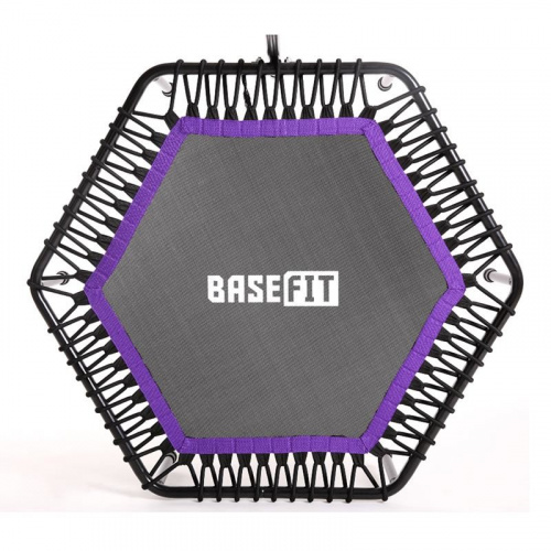 Батут BaseFit TR-401 122 см фиолетовый фото 4