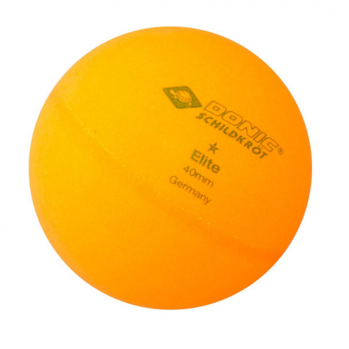 Мячи для настольного тенниса Donic Elite 1 оранжевый (6 штук) фото 3