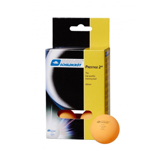 Мячи для настольного тенниса Donic Prestige 2 оранжевый фото 2