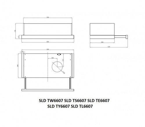 Встраиваемая вытяжка Schaub Lorenz SLD TY6607 фото 3