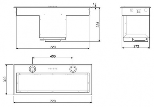 Встраиваемая вытяжка Smeg KSEG78PXE фото 3