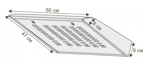 Встраиваемая вытяжка Ciarko ZRC Slim 50 Brown фото 3