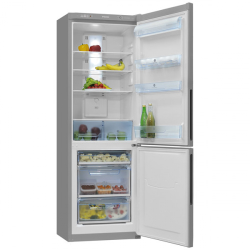 Холодильник Pozis RK FNF-170 серебристый металлопласт вертикальные ручки фото 3
