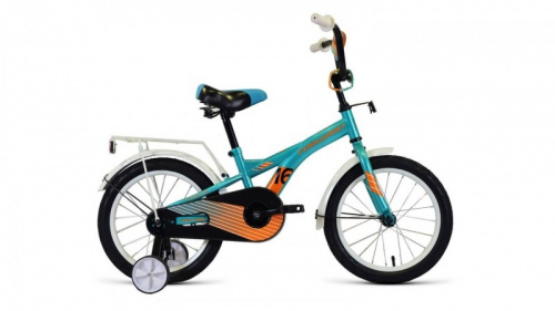 Велосипед Forward Crocky 16 (RBKW0LNG1031) бирюзовый/оранжевый фото 2