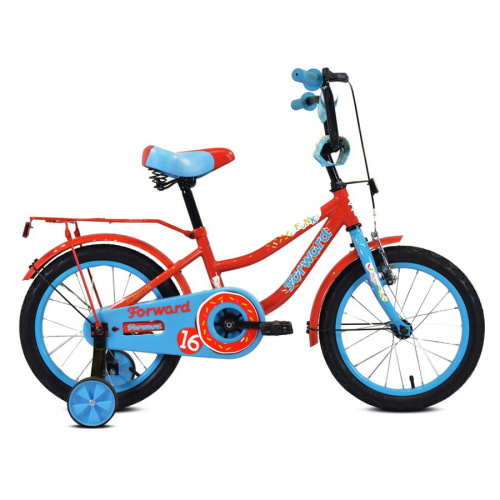 Велосипед Forward Funky 16 (2019-2020) красный/голубой (RBKW0LNG1034) фото 2