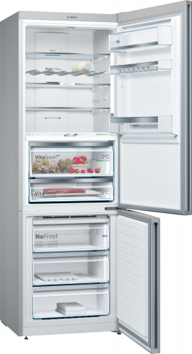Холодильник Bosch KGN 49SB3AR черный/стекло фото 3