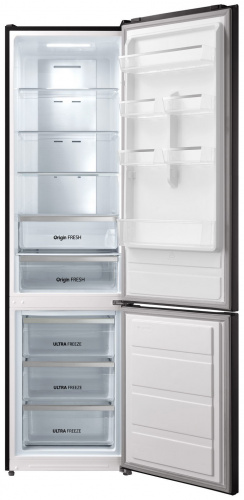 Холодильник Toshiba GR-RB360WE-DMJ(06) Morandy Grey темная нержавейка фото 3