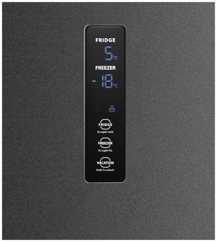 Холодильник Toshiba GR-RB360WE-DMJ(06) Morandy Grey темная нержавейка фото 4