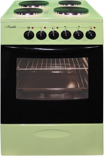 Электрическая плита Лысьва ЭП 411 МС зеленый эмаль (без крышки) фото 2