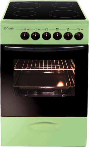 Электрическая плита Лысьва ЭПС 411 МС зеленый фото 2