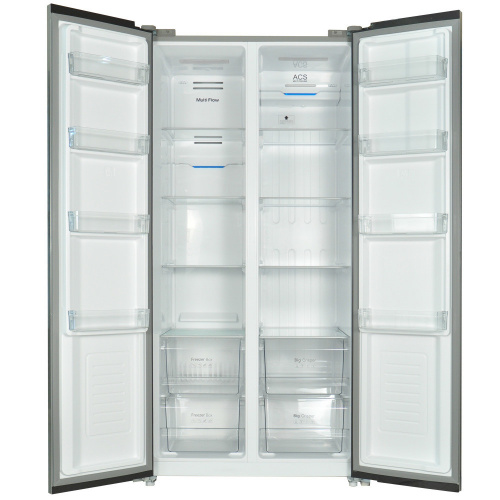 Холодильник Kraft KF-HC2485CG бежевое стекло фото 7