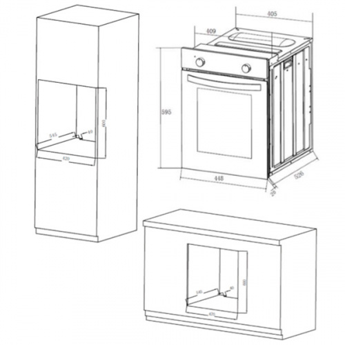 Встраиваемый электрический духовой шкаф Maunfeld EOEC 516B фото 3