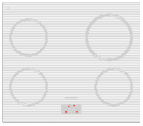 Встраиваемая индукционная варочная панель Zigmund & Shtain CIS 299.60 WX фото 2