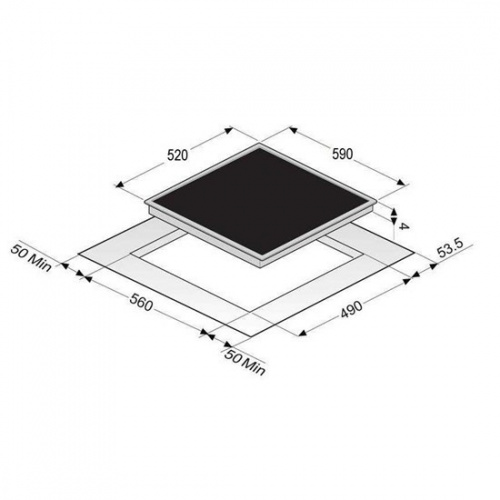 Встраиваемая индукционная варочная панель Zigmund & Shtain CIS 239.60 BX фото 3