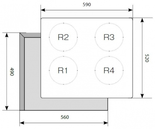 Встраиваемая индукционная варочная панель Lex EVI 640-1 WH фото 5