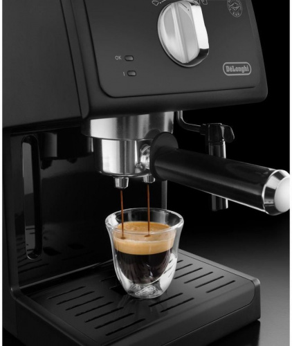 Кофеварка эспрессо Delonghi ECP 31.21 черный фото 4