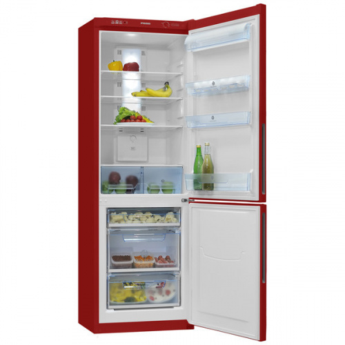 Холодильник Pozis RK FNF-170 рубиновый вертикальные ручки фото 3