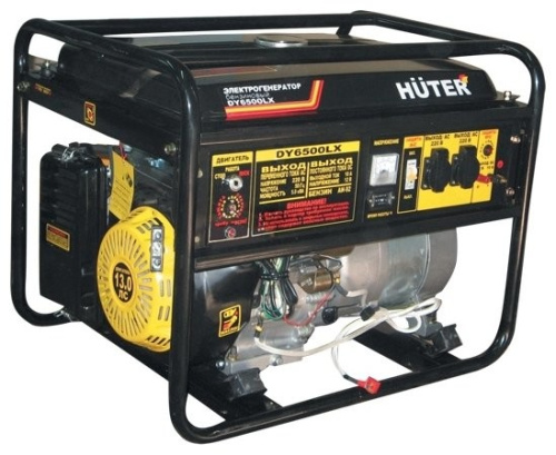 Электрогенератор Huter DY6500LX с электростартером фото 2
