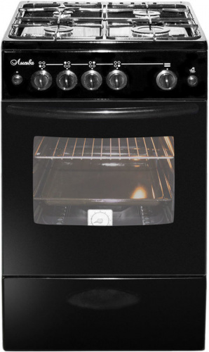 Газовая плита Лысьва ГП 400 МС-2у черный без крышки фото 2