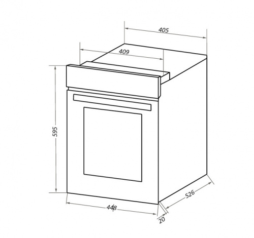 Встраиваемый электрический духовой шкаф Maunfeld EOEC 516B2 фото 3