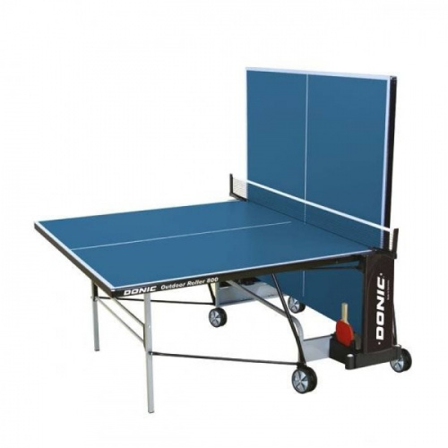 Стол теннисный Donic Outdoor Roller 800-5 синий фото 3