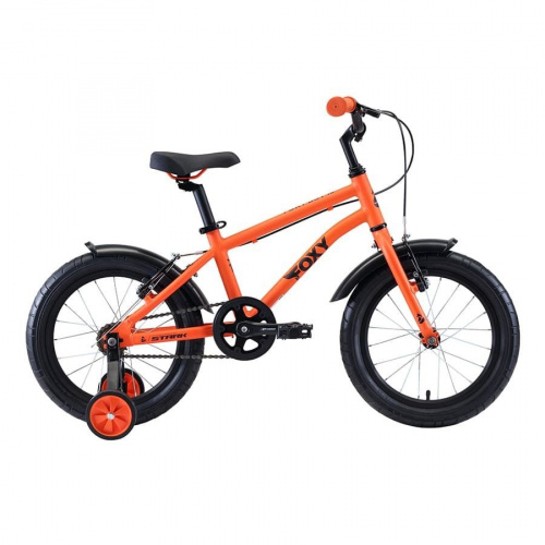 Велосипед Stark 2020 Foxy 16 Boy оранжевый/голубой/черный H000016492 фото 2
