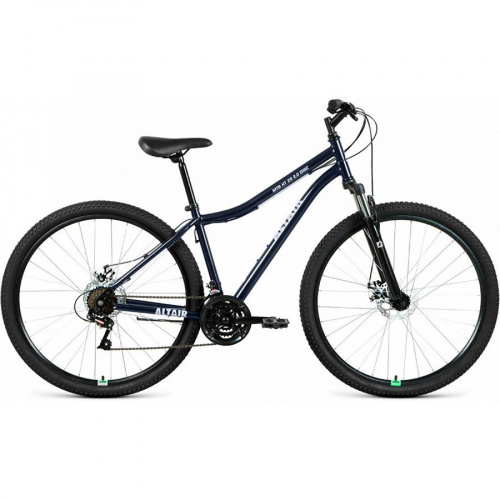 Велосипед Altair MTB HT 29 2.0 disc 21 ск (2020-2021) 21 (RBKT1MN9Q007) темно-синий/серебристый