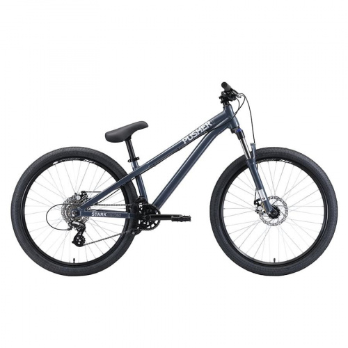Велосипед Stark 2020 Pusher-1 S серый/серебристый (H000014185)