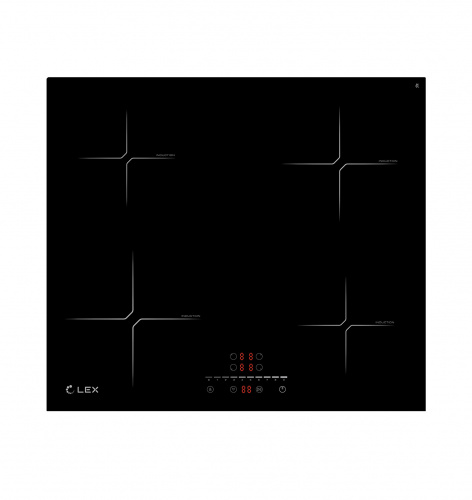 Встраиваемая индукционная варочная панель Lex EVI 640-2 BL