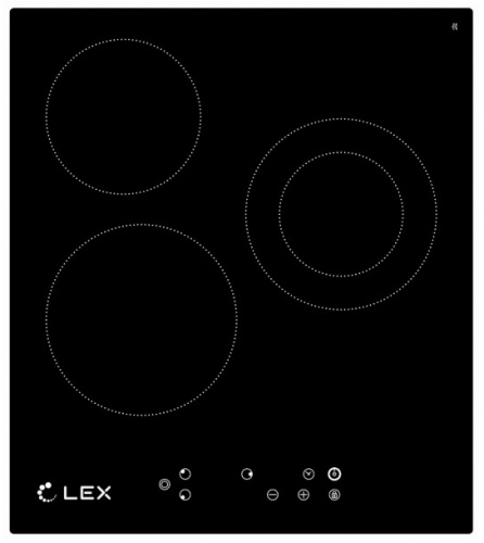 Встраиваемая электрическая варочная панель Lex EVH 431 BL