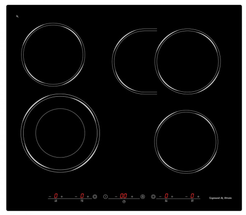 Встраиваемая электрическая варочная панель Zigmund & Shtain CNS 259.60 BX