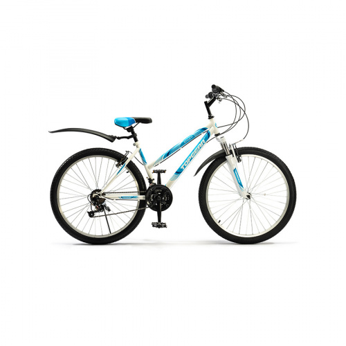 Велосипед Top Gear Style 26 ВН26431К белый/голубой фото 3