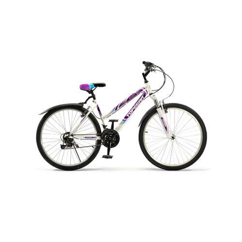 Велосипед Top Gear Style 26 ВН26433К белый/фиолетовый фото 3