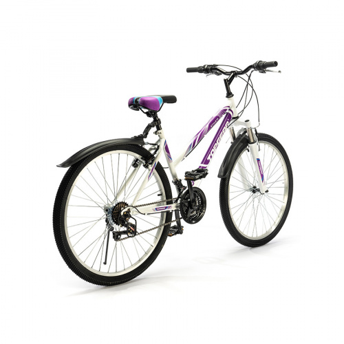 Велосипед Top Gear Style 26 ВН26433К белый/фиолетовый фото 5