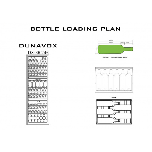 Винный шкаф Dunavox DX-89.246TB фото 4