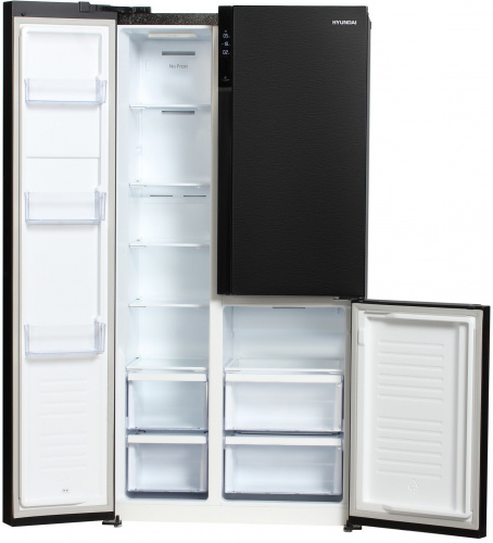 Холодильник Hyundai CS5073FV черная сталь фото 13