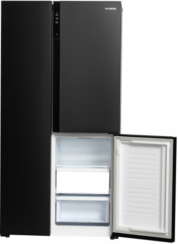 Холодильник Hyundai CS5073FV черная сталь фото 14