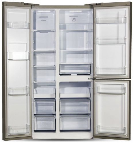 Холодильник Ginzzu NFK-610 темно-серый фото 3