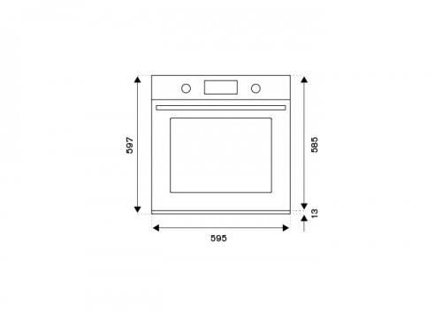 Встраиваемый электрический духовой шкаф Bertazzoni F6011MODVPTC фото 3