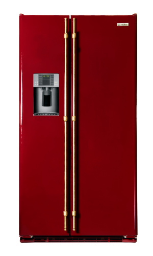 Холодильник IO Mabe ORE24VGHFRR бордовый фото 2