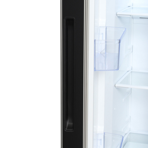 Холодильник Hyundai CS5003F черное стекло фото 5