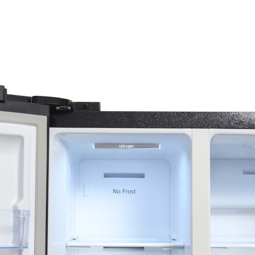 Холодильник Hyundai CS5003F черное стекло фото 7
