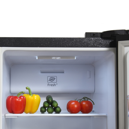 Холодильник Hyundai CS5003F черное стекло фото 10