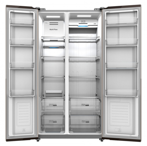 Холодильник Hyundai CS5005FV нержавеющая сталь фото 3
