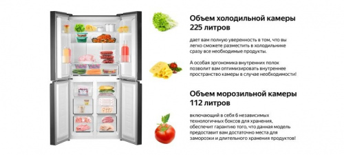 Холодильник Weissgauff WCD 337 NFX фото 5