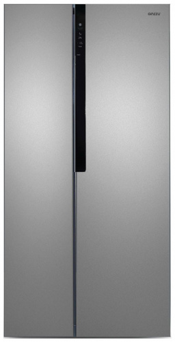 Холодильник Ginzzu NFK-440 стальной